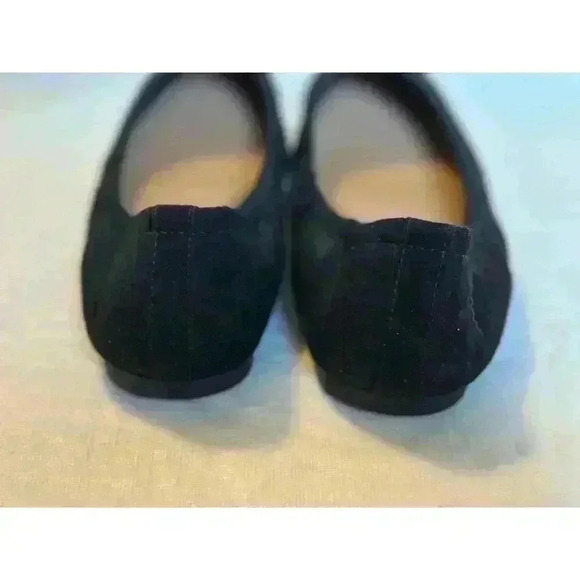 Torrid Flats Shoes Black Vegan Leather Ballet Flat Almond Toe Women's Size 7 WW - Picture 5 of 8